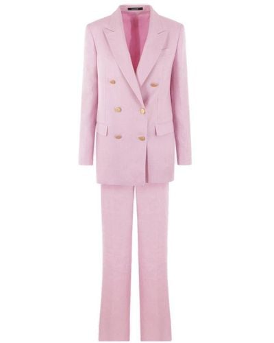 Tagliatore Two-piece Double-breasted Suit - Pink
