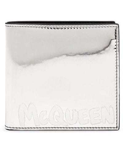 Alexander McQueen Wallet With Logo, - White