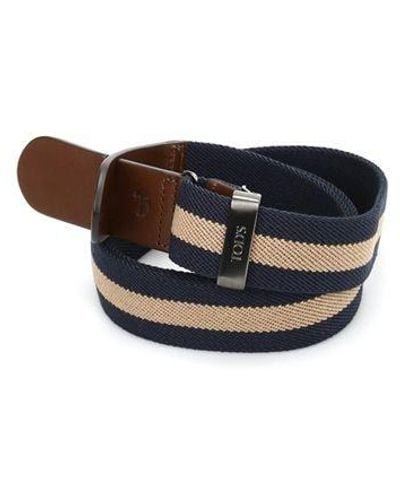 Tod's Canvas And Leather Belt - Multicolor