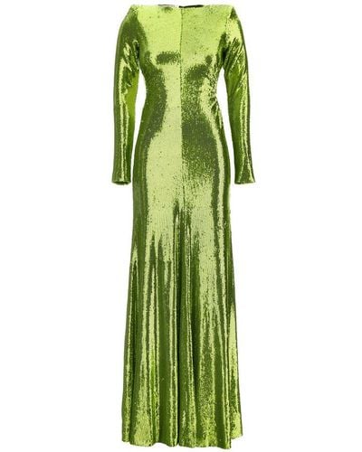 Philosophy Di Lorenzo Serafini Sequin Long Dress - Green