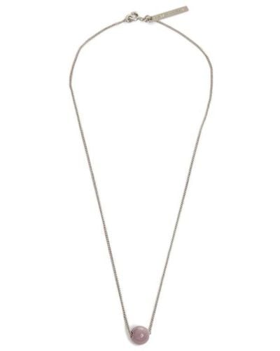 Dries Van Noten Lil Pendant-detailed Necklace - Metallic