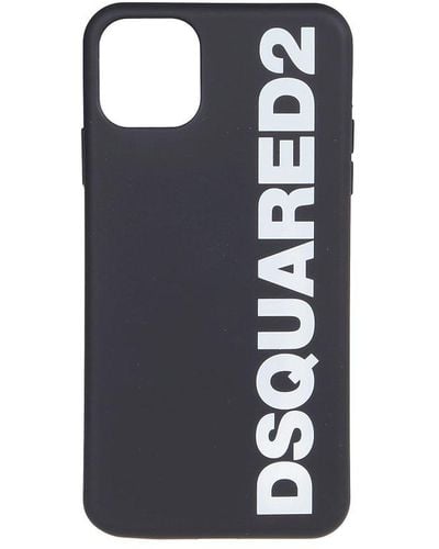 DSquared² Logo Printed Iphone 11 Pro Max Case - Blue