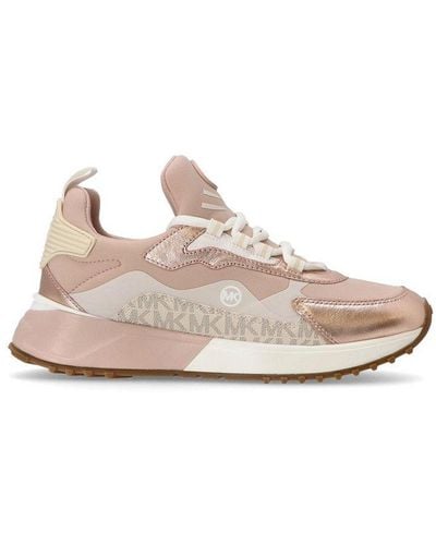 MICHAEL Michael Kors Theo Colour-block Panelled Sneakers - Pink