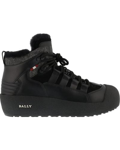 Bally Cusago Lace-up Boots - Black