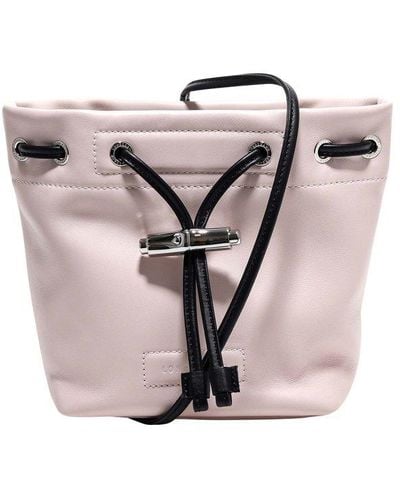Longchamp Drawstring Bucket Bag - Pink