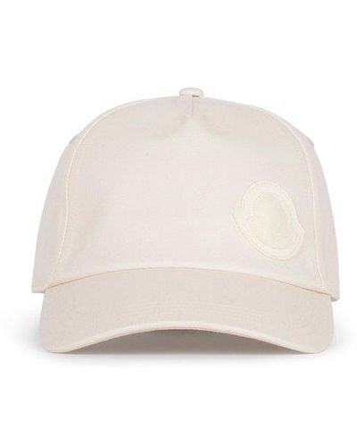 Moncler Logo Patch Baseball Cap - White