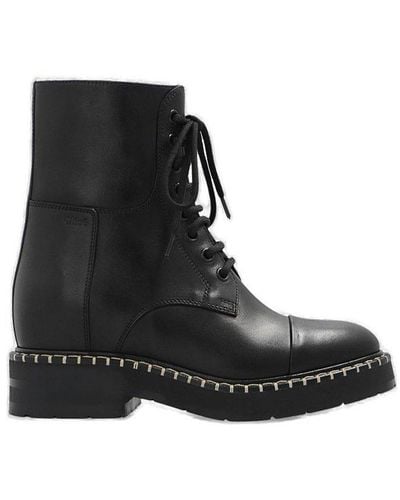 Chloé Noua Zipped Boots - Black