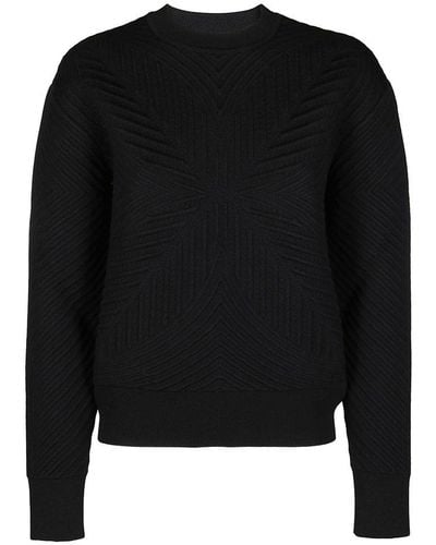 Alexander McQueen Jacquard Sweater S Wool - Black