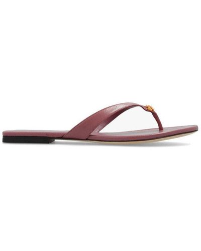 Pink flip clearance flops with fur