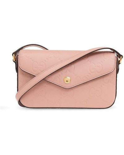 Gucci 'GG Super Mini' Shoulder Bag, - Pink