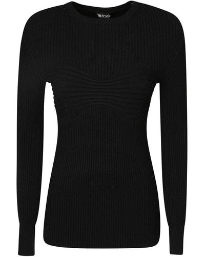 Tom Ford Crewneck Ribbed-knit Sweater - Black