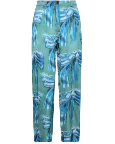 Acne Studios Viscose Pants - Blue