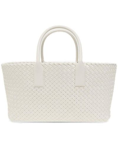 Bottega Veneta ‘Cabat Small’ Shopper Bag - White