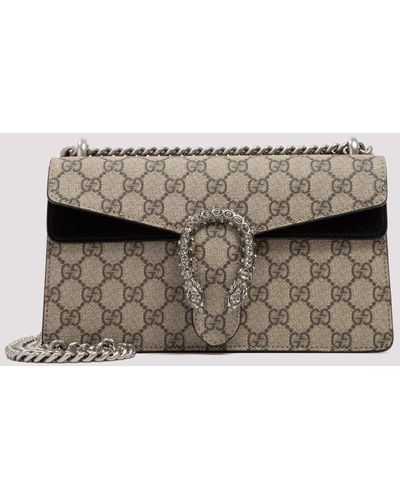 Gucci - Authenticated Dionysus Super Mini Handbag - Leather White Plain for Women, Very Good Condition