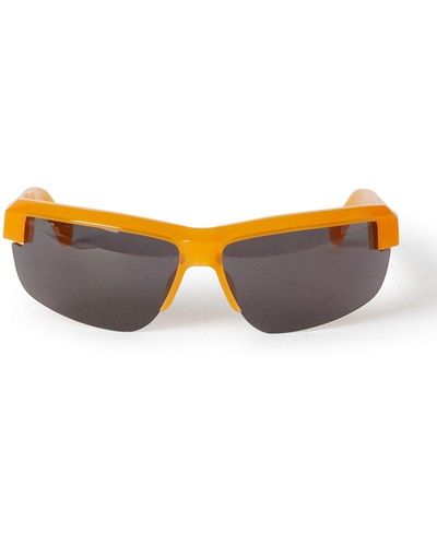 Off-White c/o Virgil Abloh Toledo Rectangular Frame Sunglasses - Orange