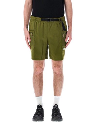 The North Face Ripstop Belted Cargo Shorts - Green