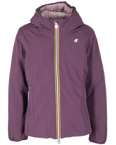 K-Way Reversible Zipped Jacket - Purple