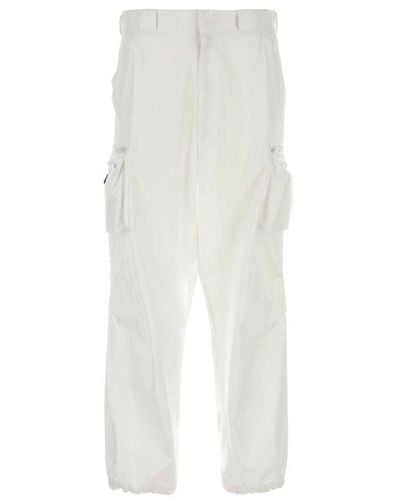 Prada Pocket Cargo Trousers - White