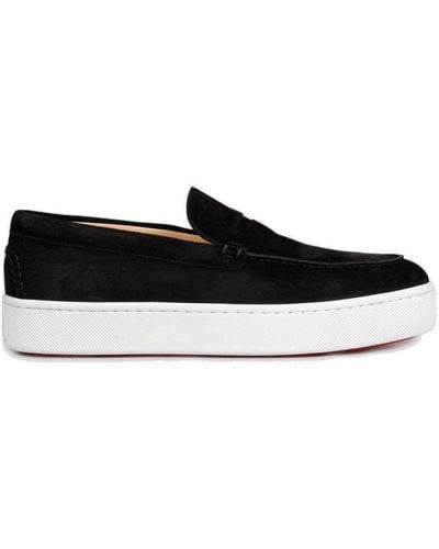 Christian Louboutin Paqueboat Leather Sneakers 7. - Black