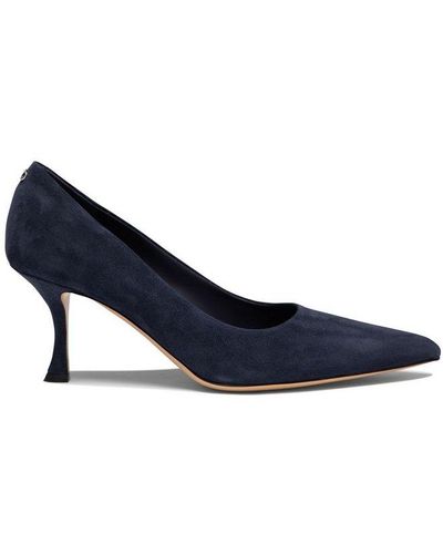 Ferragamo Elydea Pointed-toe Court Shoes - Blue