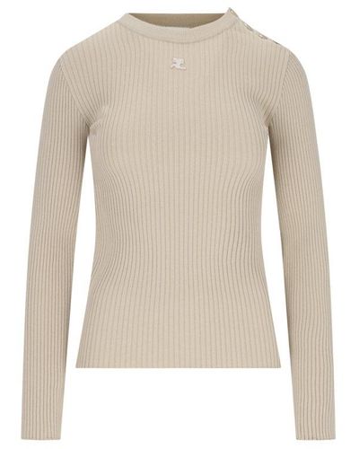 Courreges Sweaters - White