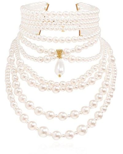 Moschino '40th Anniversary' Collection Necklace, - White