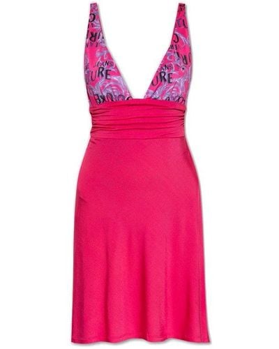 Versace Slip Dress - Pink