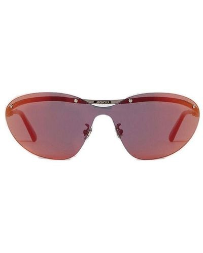 Moncler Mirrored Frame Sunglasses - Purple