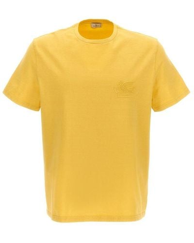 Etro Logo T-shirt - Yellow