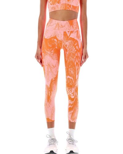 adidas By Stella McCartney Active Leggings Multicolour - Orange
