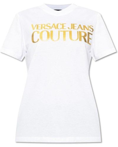 Versace Jeans Couture T-shirt With Logo - White