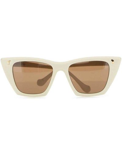 Nanushka Cat-eye Frame Sunglasses - White