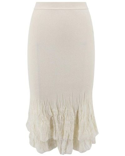 Bottega Veneta Skirt - White