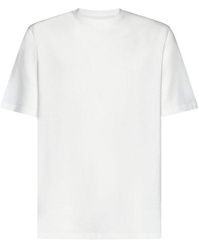 Jil Sander + Logo Printed Crewneck T-shirt - White