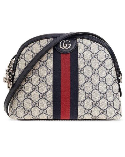 Gucci 'ophidia Small' Shoulder Bag - Red