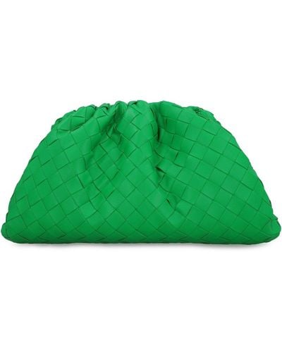 Bottega Veneta Teen Intrecciato Clutch Bag - Green