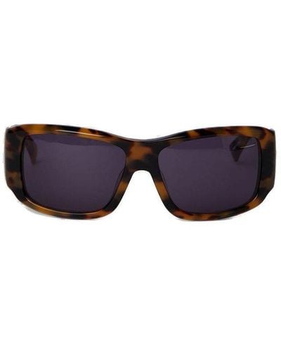 Eytys Rectangle Frame Sinai Sunglasses - Purple