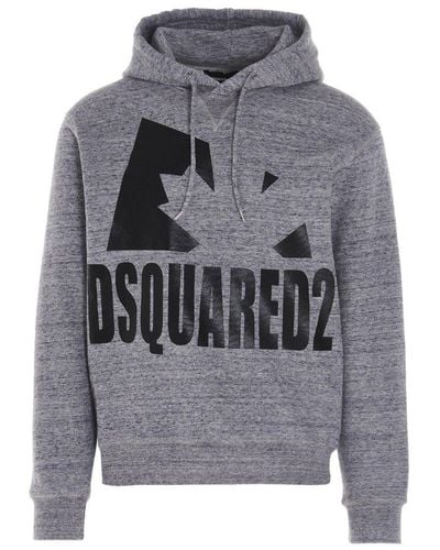 DSquared² Dsquared 2 Leaf Sweatshirt - Gray