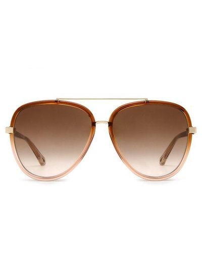 Chloé Ch0129s Brown Sunglasses