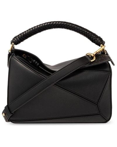 Loewe 'puzzle Small' Shoulder Bag, - Black