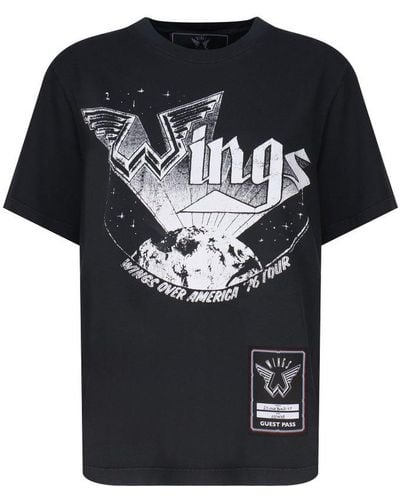 Stella McCartney Wings Graphic T-shirt - Black
