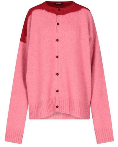 Raf Simons Color-block Cardigan - Pink