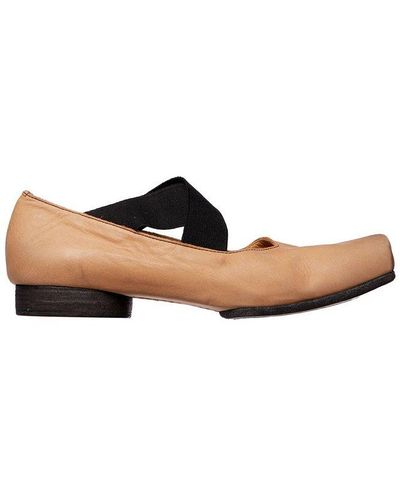 Uma Wang Square-toe Slip-on Ballerina Shoes - Brown