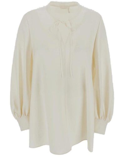Chloé White Shirt With Long Sleeves