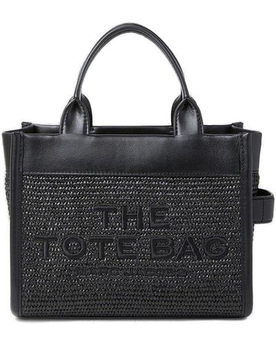 Marc Jacobs Dtm Woven Mini Tote Bag - Black