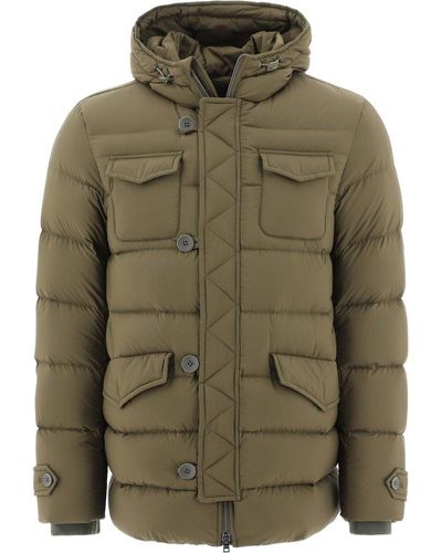 Herno Buttoned Down Jacket - Green