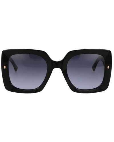 DSquared² Oversize Frame Sunglasses - Black