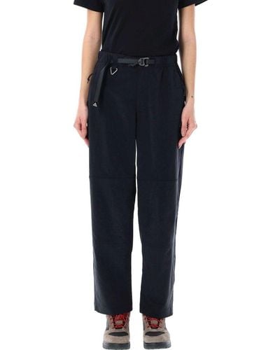Nike Mid-rise Belted Performance Trousers - Black