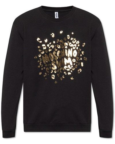 Moschino Printed Sweatshirt - Black