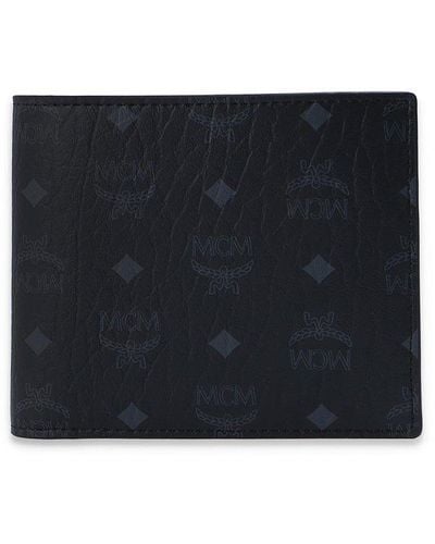 MCM Wallet With Logo - Black